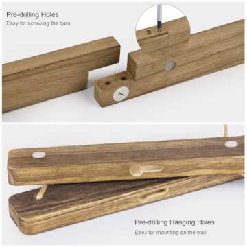 Love-KANKEI Adjustable Wood Photo Frame Display