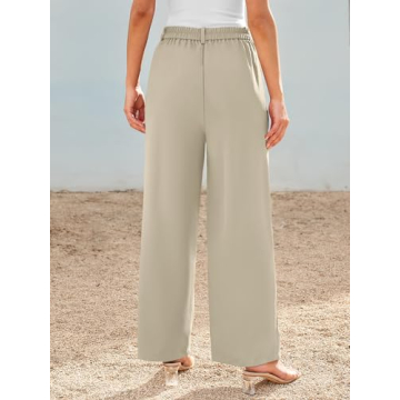 AUTOMET Casual Wide Leg Pants - Stylish Comfort for Summer