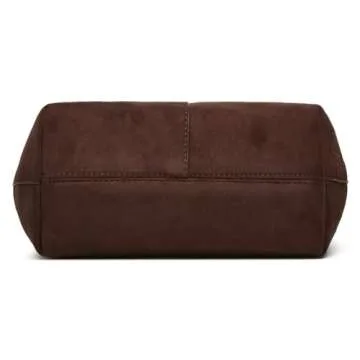 Slouchy Suede Shoulder Bags For Women Retro Crossbody Bag Tote Bag Satchel Bag Winter Work Purses Crescent Bag Handbag Fall