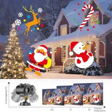 Valentine Outdoor Projector Lights for Holiday Decor
