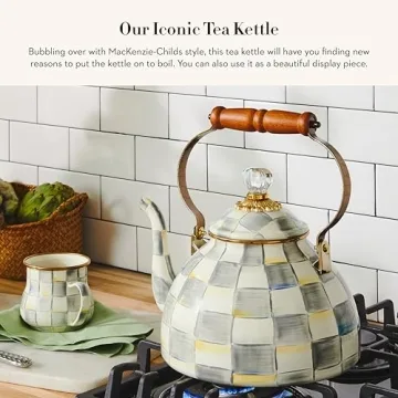 Stylish MACKENZIE-CHILDS Tea Kettle for Kitchen Decor