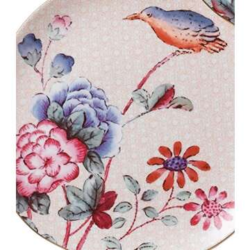 Wedgwood Cuckoo, Set of 4 Tea Plates, 8.25", Multi Color
