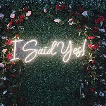 NewNeonSign Custom LED Neon Light Signs for Home Decor Wedding Bedroom Party Birthday Personalized Neon Text Sign Customizable Size Color Fonts Name Neon Signs for Indoor Use(1 Line Text, 12" Length)