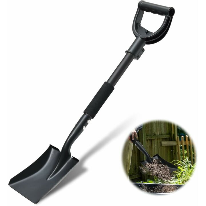 31" Metal Garden Shovel with Comfort Grip Handle