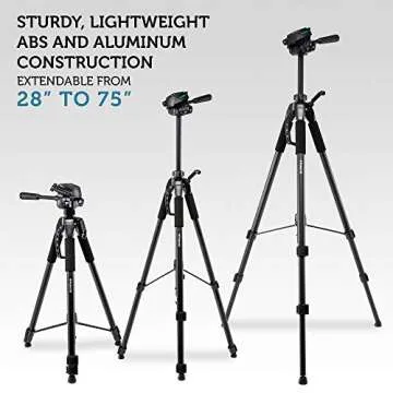 Polaroid 75" ProPod Tripod for Photography and Video