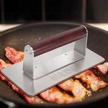 Stainless Steel Bacon Press for Perfectly Grilled Food