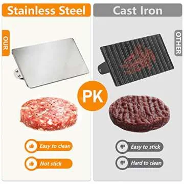 Stainless Steel Bacon Press for Perfectly Grilled Food