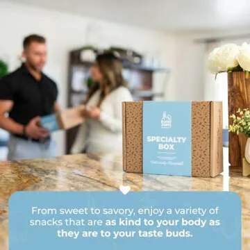 Gluten Free Dairy Free Vegan Snack Box – Premium Snack Variety for Vegan Gift Baskets, Care Package Snack Gifts – Ideal Valentine’s Day Gifts for Vegan Women Men & Adults