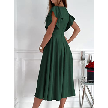 Elegant Dokotoo Midi Dress for Weddings 2024