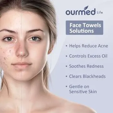 Ourmed Life Face Towels - Eco-friendly Biodegradable Wipes