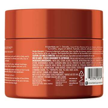 Nexxus Curl Define Pre-wash Hair Treatment for Curly & Coily Hair Hair Mask Deep Conditioner with Ca...