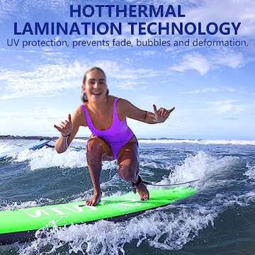 Woddtery 2 Pack Lightweight Bodyboard, 33/37/42" Body Boards for Beach with Wrist Leash Comfort EPS Core, XPE Deck, HDPE Slick Bottom Kids Adult Surfing Board