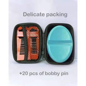 Sizobi Sewing Needles,Sewing Pins,Bobby Pin Holder,Magnetic Pin Cushion,Pin Holder,Magnetic Paper Clip Holder,Magnetic Bobby Pin Holder,with 20 Bobby Pins and Storage Box