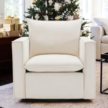 COLAMY Stylish Swivel Accent Chair - Comfort & Elegance