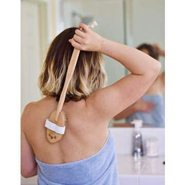 Dry Body Brush Set - Complete 7-Piece Spa Experience