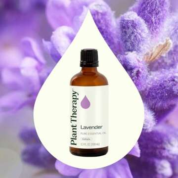 Plant Therapy Lavender Essential Oil 100% Pure, Undiluted, Natural Aromatherapy, Therapeutic Grade 100 mL (3.3 oz)
