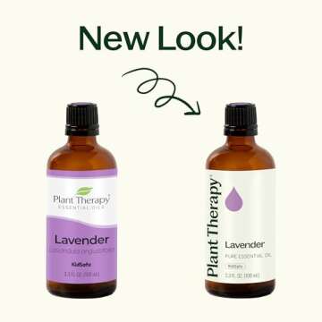 Plant Therapy Lavender Essential Oil 100% Pure, Undiluted, Natural Aromatherapy, Therapeutic Grade 100 mL (3.3 oz)