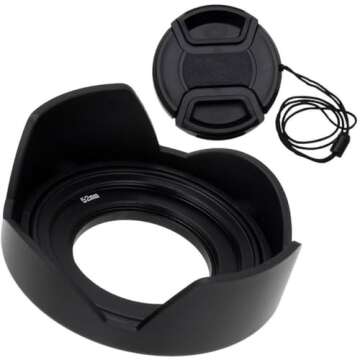 Fotodiox Reversible Lens Hood Kit for E-Mount PZ 16-50mm F3.5-5.6 OSS E-Mount Power Zoom Lens, Rever...