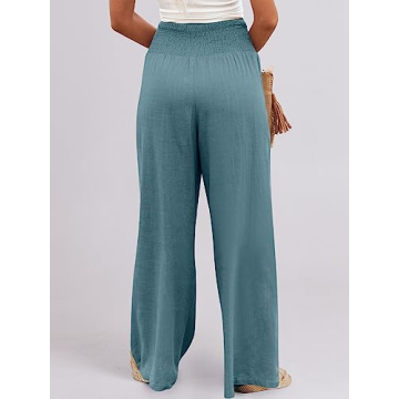 Chic ANRABESS Linen Palazzo Pants for Every Occasion