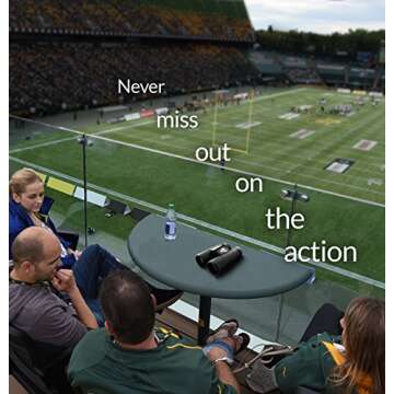 E Tronic Edge Binoculars for Adults - 10x42 Professional Binoculars for Bird Watching, Hunting, Hiking & Travel - Compact Binoculars for Men and Women - Strap and Case Included