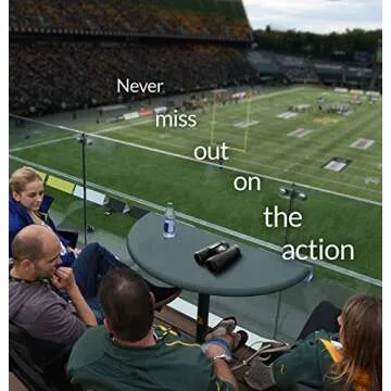 E Tronic Edge Binoculars for Adults - 10x42 Professional Binoculars for Bird Watching, Hunting, Hiking & Travel - Compact Binoculars for Men and Women - Strap and Case Included