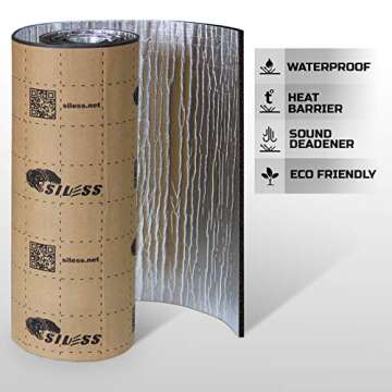 Siless Liner Aluminum Foil Sound Deadener & Insulation
