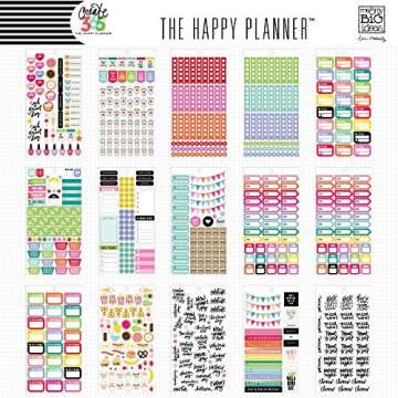 me & my BIG ideas Planner Basics Sticker Value Pack - The Happy Planner Scrapbooking Supplies - Mult...