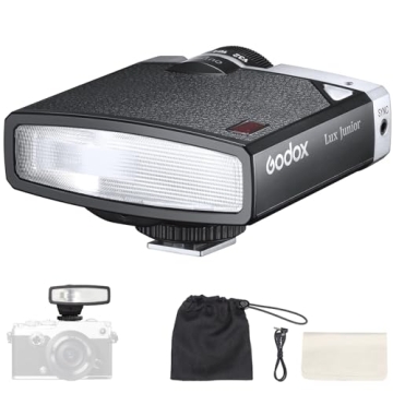 Godox Lux Junior Retro Camera Flash for Creative Photography
