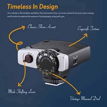 Godox Lux Junior Retro Camera Flash for Creative Photography