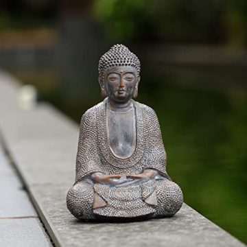 Tolatr Buddha Statue Outdoor, Zen Garden Decor Buddha Sculpture for Home Meditation Decor Buda Decor...