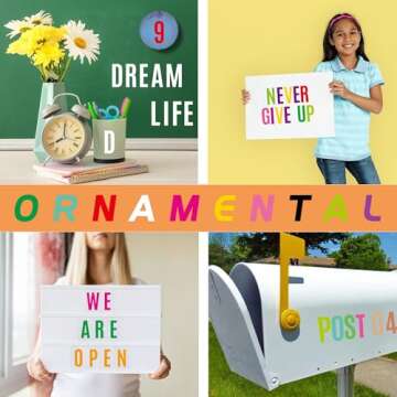 Letter Stickers 30 Sheets 1500 PCS Large Alphabet Sticker 2 Inch Vinyl Self Adhesive Stick on Stickers for Water Bottles Cup Mailbox Number Address Craft Scrapbooking Bulletin Board Decor Multicolor