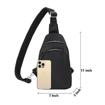 INICAT Nylon Small Crossbody Bag Travel Essential for All