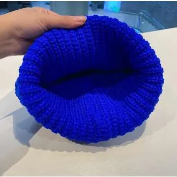 Cat Ear Knitted Hat - Stylish Warm Beanie Cap for Women