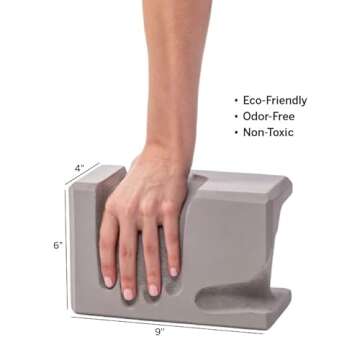 WRIST Buddy® Yoga Blocks 2 Pack | Reduces and Prevents Wrist Pain, Enhances Comfort Stability and Grip Strength on the Blocks | Hand-Shaped Blocks | EVA Foam Accessories Set | Best Gifts for Yoga