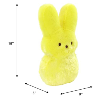 Adorable 15" Animal Adventure Shaggy Bunny Peeps Plush Toy
