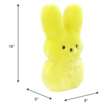 Adorable 15" Animal Adventure Shaggy Bunny Peeps Plush Toy