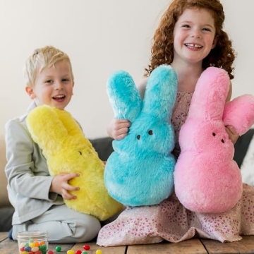 Adorable 15" Animal Adventure Shaggy Bunny Peeps Plush Toy