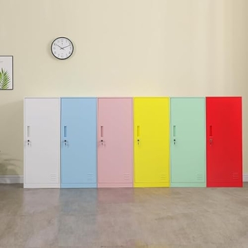 Stylish DAYTOYS 1 Door Metal Locker for Kids Storage