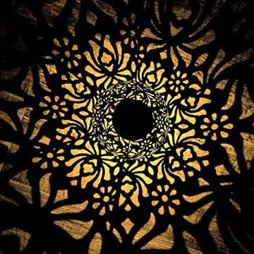 EXCMARK Outdoor Solar Lanterns for Garden and Patio