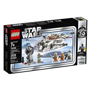 LEGO Star Wars: The Empire Strikes Back Snowspeeder – 20th Anniversary Edition 75259 Building Kit, New 2019 (309 Pieces)