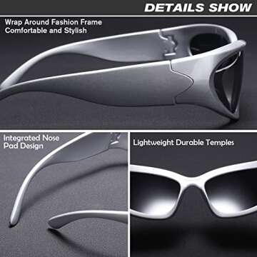 Pro Acme Stylish Sport Sunglasses for UV Protection