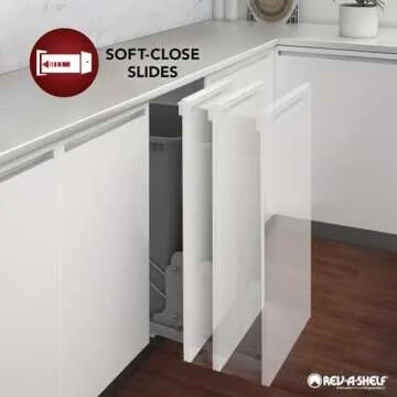 Rev-A-Shelf 50-Quart Pull Out Trash Can for Kitchen Quality