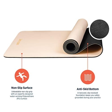 Retrospec Laguna Non-Slip Yoga Mat for Fitness & Yoga