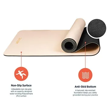 Retrospec Laguna Non-Slip Yoga Mat for Fitness & Yoga