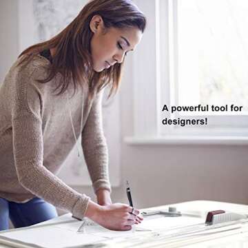 Frylr Metric A3 Drawing Board Drafting Table Multifunctional Drawing Board Table with Clear Rule Parallel Motion and Angle Adjustable Measuring System