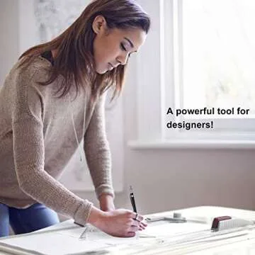 Frylr Metric A3 Drawing Board Drafting Table Multifunctional Drawing Board Table with Clear Rule Parallel Motion and Angle Adjustable Measuring System