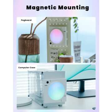 Cololight LED Lights, Wall Lights for Room Decor, Multi-Color Music Sync Ambient Lights for Bedroom, Night Lights, Gaming Lights Compatible with Alexa, Google Assistant (White)