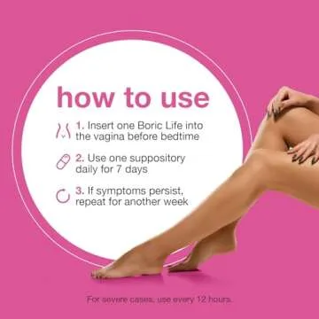 NutraBlast Boric Acid Suppositories - Feminine Health Boost