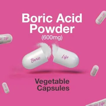 NutraBlast Boric Acid Suppositories - Feminine Health Boost