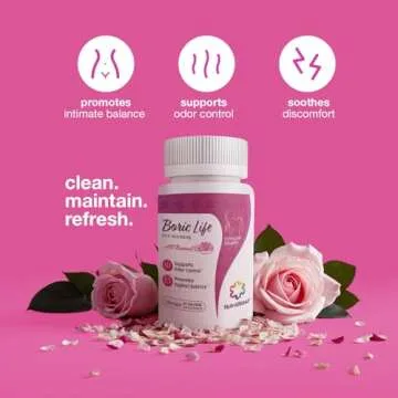 NutraBlast Boric Acid Suppositories - Feminine Health Boost